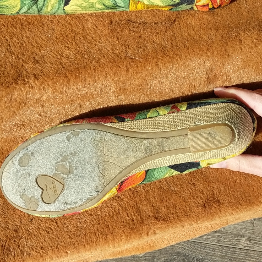 Floral Rattan Rocket Dog Flats - Picture 6 of 8